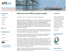 Tablet Screenshot of apenet.eu